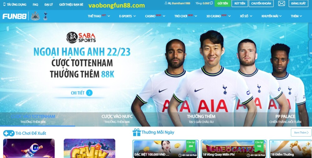 Đăng kí Fun88 - Hướng dẫn cách đăng ký Fun88 nhanh nhất 6 Chào mừng bạn đến với thiên đường giải trí FUN88