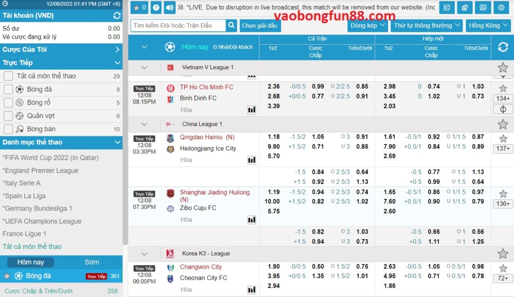 Mẹo soi kèo nhà cái trực tuyến tại fun88 không thể bỏ qua 5 Screenshot 50