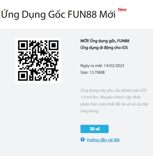 App Fun88 - Hướng dẫn cài đặt App Fun88 trên điện thoại 5 App Fun88 IOS