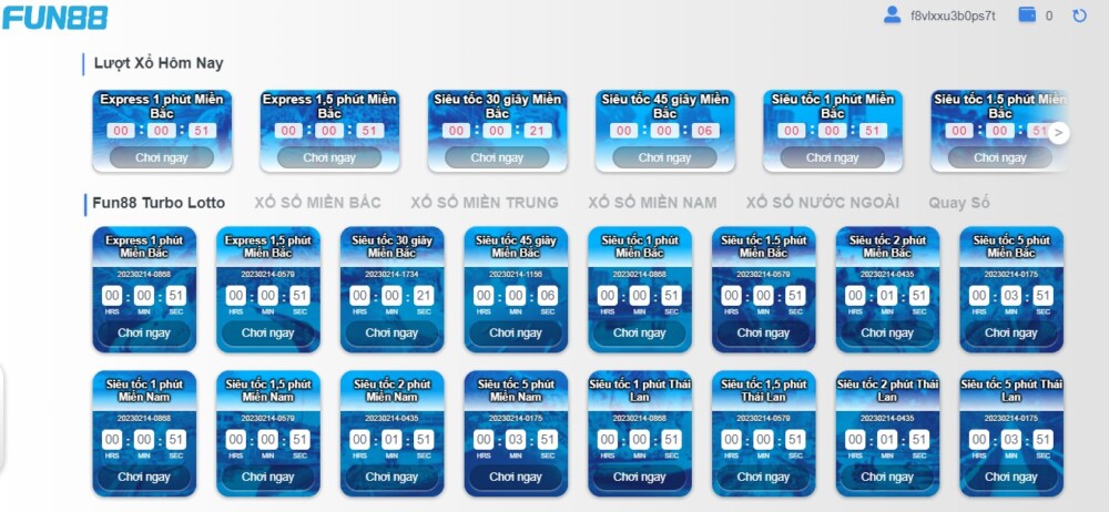 Xổ số TC FUN88