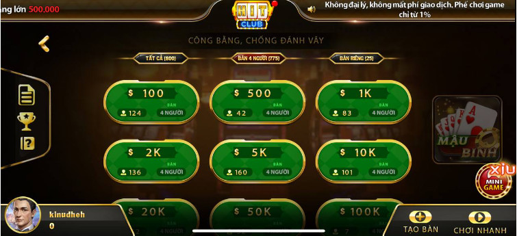 Cập nhật cách chơi Binh Xập Xám Hit Club chính xác nhất 5 Screenshot 5