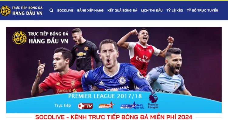Socolive - Livestream Bóng Đá Chất Lượng Cao Full HD 5 Screenshot 1